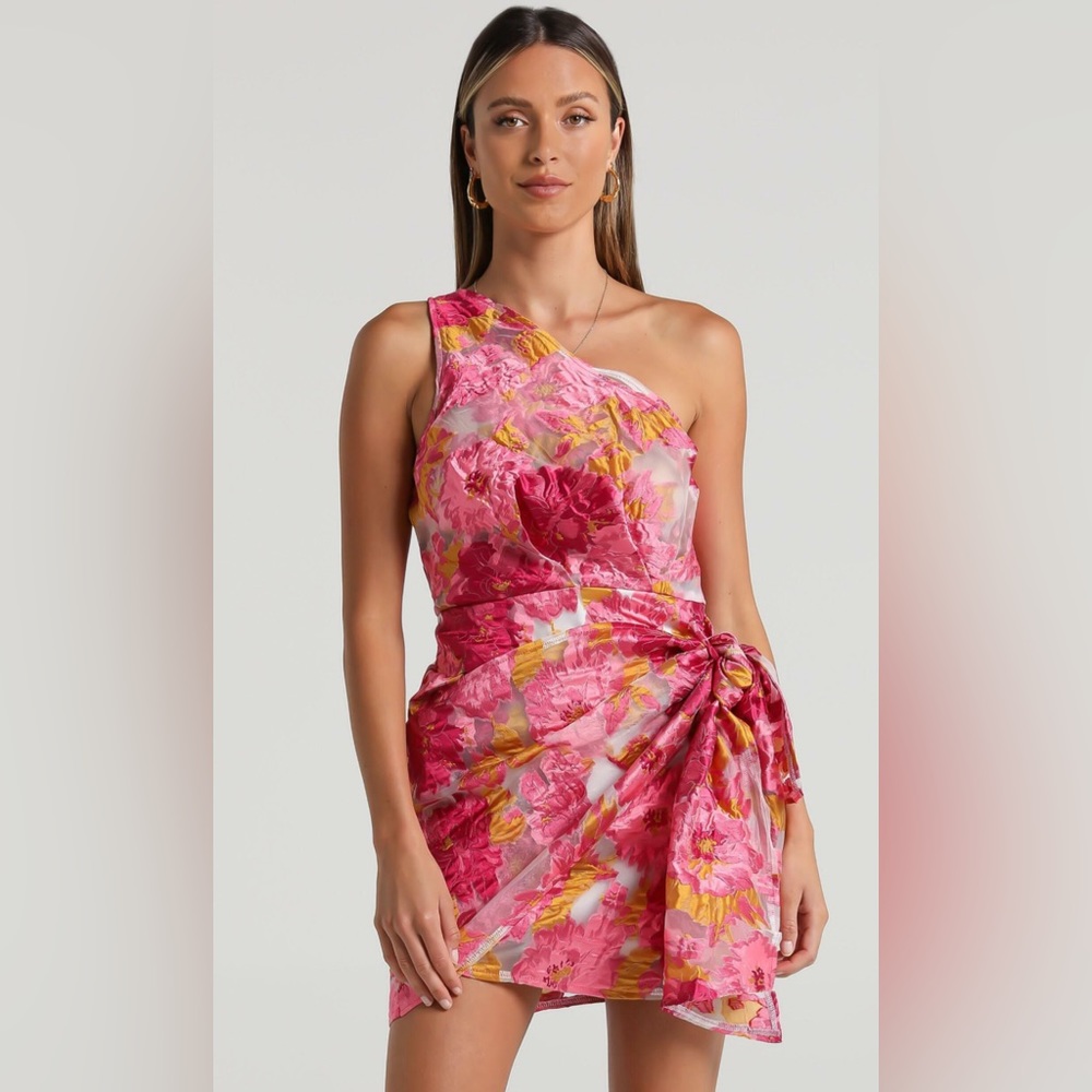 Floral Hot Pink Showpo Dress